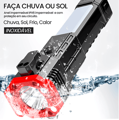 Lanterna Tática Indestrutível 4 em 1 – Ultra Potente e Resistente - LojaFerru