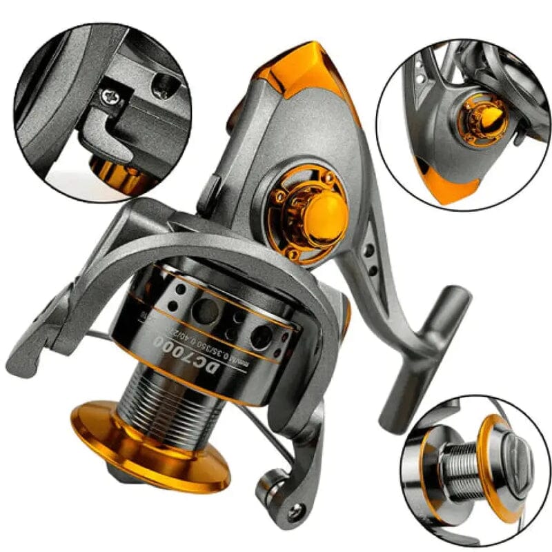 Molinete HeavyDrag 12 kg – 13 Rolamentos, Super Leve e Durável - LojaFerru