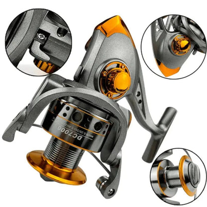 Molinete HeavyDrag 12 kg – 13 Rolamentos, Super Leve e Durável - LojaFerru