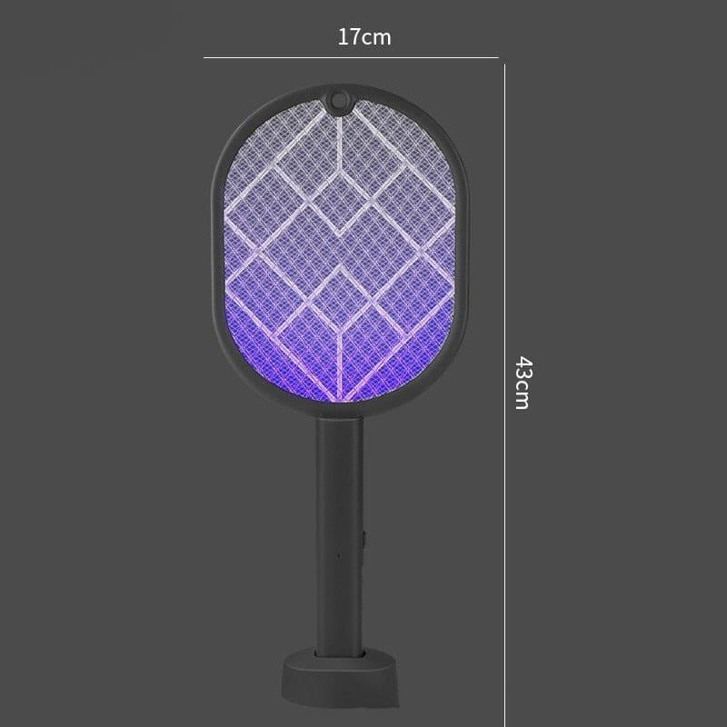 Raquete Elétrica Anti Mosquito com Led Ultravioleta - LojaFerru