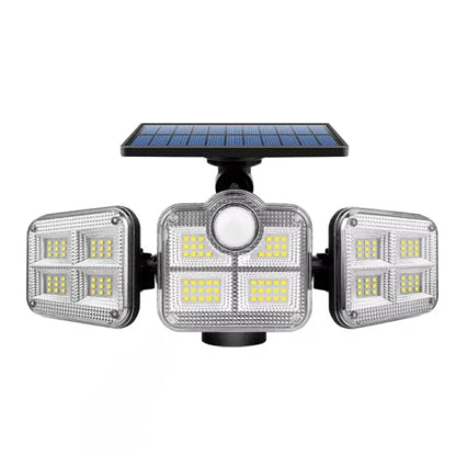 Refletor Led Solar Com 3 Cabeças 800W EcoLight - LojaFerru