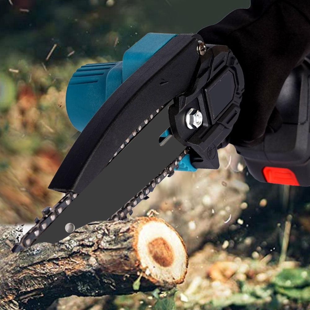 Motosserra Portátil UltraCorte – 1500W, Bateria Extra, Corte Preciso - LojaFerru