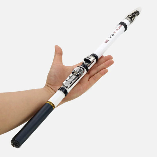 Vara de Pesca Telescópica Carbono Ultra – Compacta e Robusta - LojaFerru