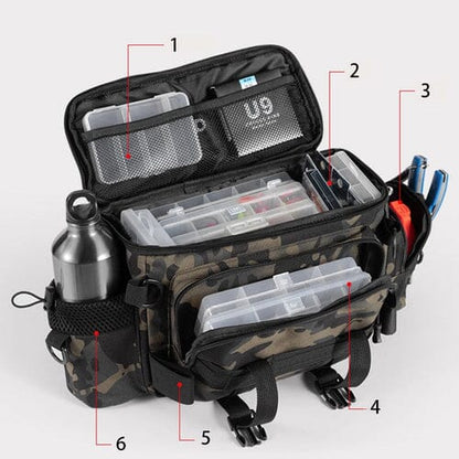 Bolsa Tática Pesca Multiuso: Impermeável e Ideal para Aventuras - LojaFerru