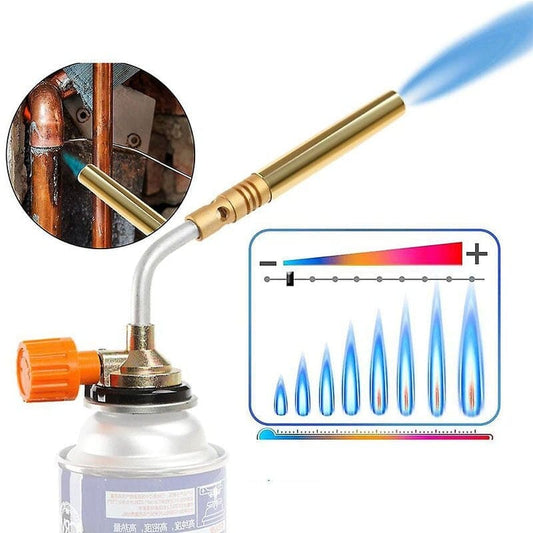 Maçarico Portátil Profissional – Antivento, Ajuste Preciso e Alta Temperatura - LojaFerru